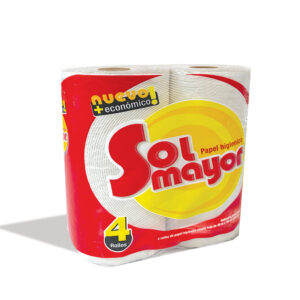 Papel higiénico Sol Mayor hoja simple x4 30 mts
