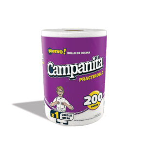 Rollo de cocina Campanita practicortes 200 paños