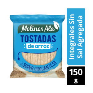 Tostadas de arroz Molinos Ala integrales sin sal 150 g.