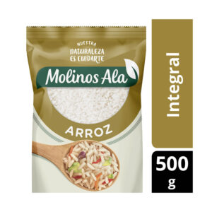 Arroz integral Molinos Ala bolsa 500 g.