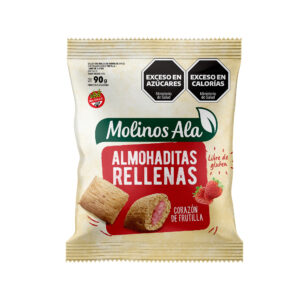 Almohaditas rellenas Molino Ala de frutilla 90 g.