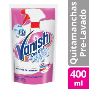 Quitamanchas Vanish prelavado oxigel 400 ml.