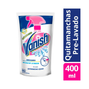Quitamanchas Vanish prelavado blanco 400 ml.