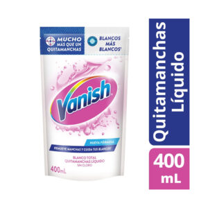 Quitamanchas Vanish líquido blanco 400 ml.