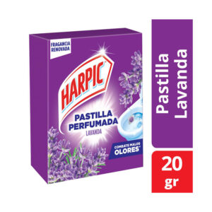 Pastilla para inodoro Harpic lavanda 20 g.