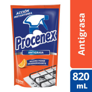 Limpiador Procenex antigrasa repuesto 820 ml.