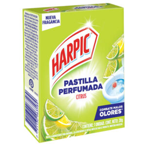 Pastilla para inodoro Harpic citrus 1 uni 20 grs