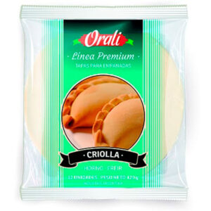 Tapas para empanadas Orali criollas premium x 12 uni