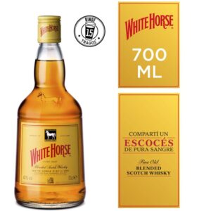 Whisky importado White Horse 750 cc.