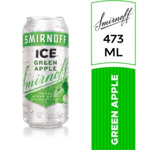 Vodka Smirnoff ice greenapple lata 473 cc.
