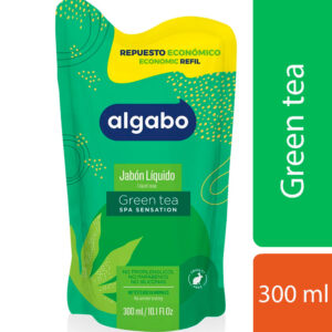 Jabón líquido Algabo green tea repuesto 300 cc.