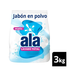 Jabón en polvo Ala matic máxima blancura 3 kg
