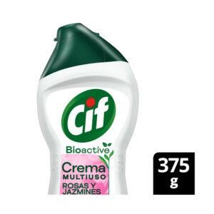 Limpiador cremoso Cif bio rosas y jazmin 375 grs