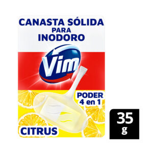 Canasta inodoro 4 en 1 Vim citrus 35 g.