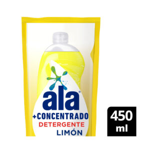 Lavavajillas concentrado Ala limón repuesto 450 cc.