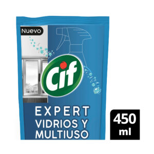 Limpiador Vidrios y Multiuso Cif Expert Doypack 450 ml