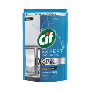 Limpiador de vidrio Cif expert multiuso 900 cc.