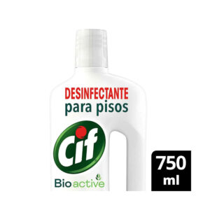 Limpiador de piso desinfectante Cif original en botella 750 cc.