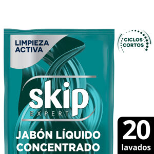 Jabón líquido concentrado Skip para ciclo corto limpieza activa doypack 800 ml