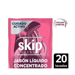 Jabón líquido concentrado Skip para ciclo corto cuidado activo doypack 800 ml