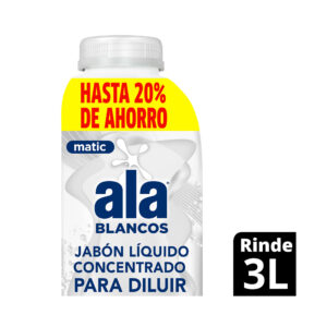 Jabón líquido para diluir Ala blancos matic 500 ml