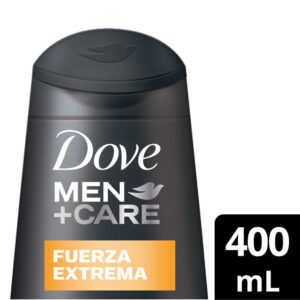 Shampoo Dove 2en1 fuerza extrema 400 cc.