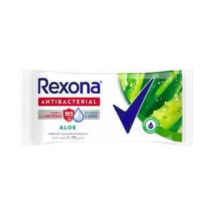 Jabón de tocador Rexona antibacterial aloe x3 90 g.
