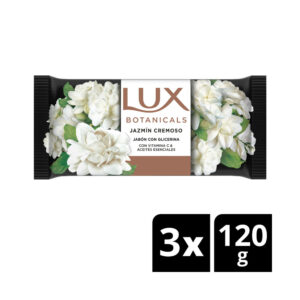 Jabón de tocador Lux jazmin cremoso x3 120 g.