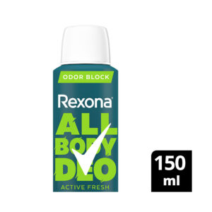 Desodorante en aerosol para todo el cuerpo Rexona All Body Deo Active Fresh 150 ml