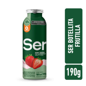 Yogur bebible sabor frutilla Ser 190 grs