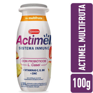 Leche fermentada multifruta Actimel 100 g.
