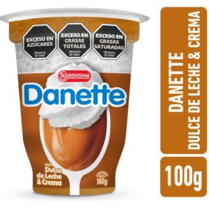 Postre dulce de leche con crema Danette 100 grs
