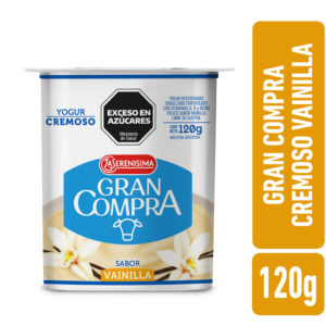Yogur batido vainilla Gran Compra 120 grs