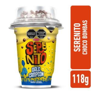 Serenito postre vainilla con chocobombas 118 grs