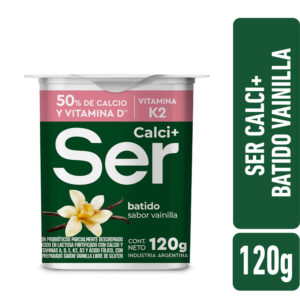 Yogur batido sabor vainilla Ser Calci+ 120 grs