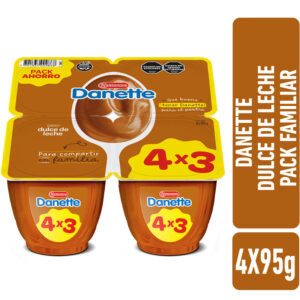 Postre dulce de leche Danette pack x4 95 grs
