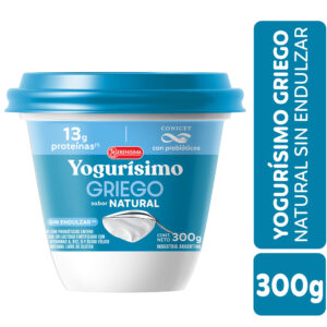 Yogur Griego natural sin endulzar Yogurísimo 300 grs