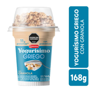 Yogur Griego con granola Yogurísimo 168 grs
