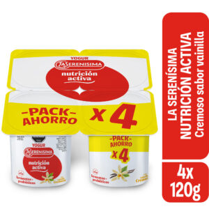 Yogur Cremoso Entero Vainilla La Serenísima Nutrición Activa 480 grs