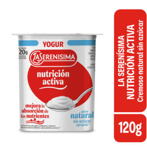 Yogur cremoso sabor natural La Serenísima Nutrición Activa 120 grs