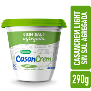 Queso Light sin sal agregada Casancrem 290 grs