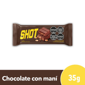 Chocolate SHOT con maní 35 g.