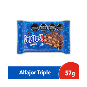 Alfajor Pepitos triple 57 g.