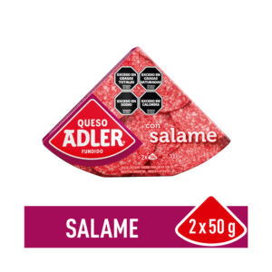 Queso fundido Adler salame 100 g.