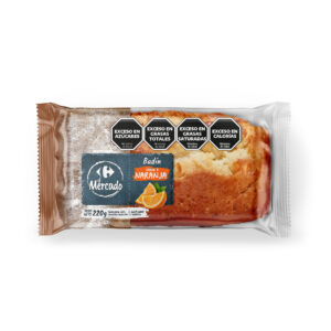 Budín de naranja El Mercado 220 g.