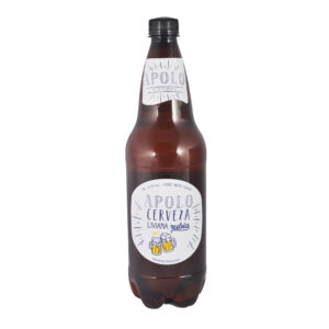 Cerveza rubia Apolo 1 lt