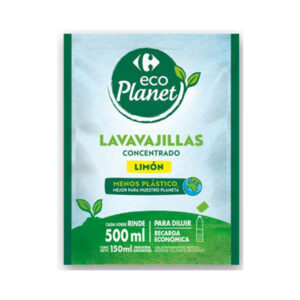 Lavavajilla para diluir Eco Planet de limón 150 ml