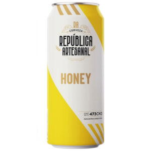 Cerveza Honey República Artesanal en lata 473 ml
