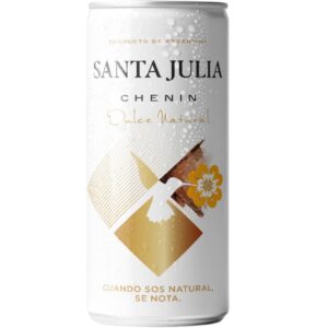 Vino blanco Chenin Dulce Santa Julia en lata 269 ml