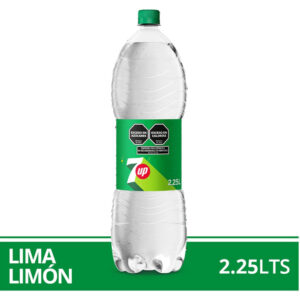 Gaseosa lima limón 7 Up regular pet 2,25 lts